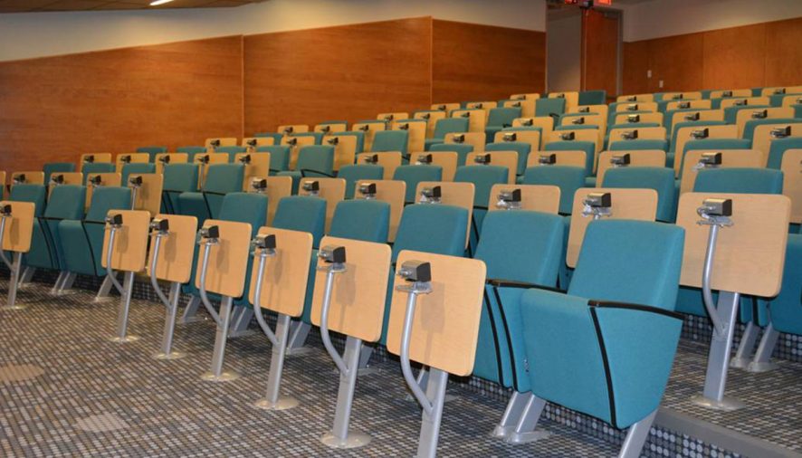 Make your guests comfortable in the lecture theatres